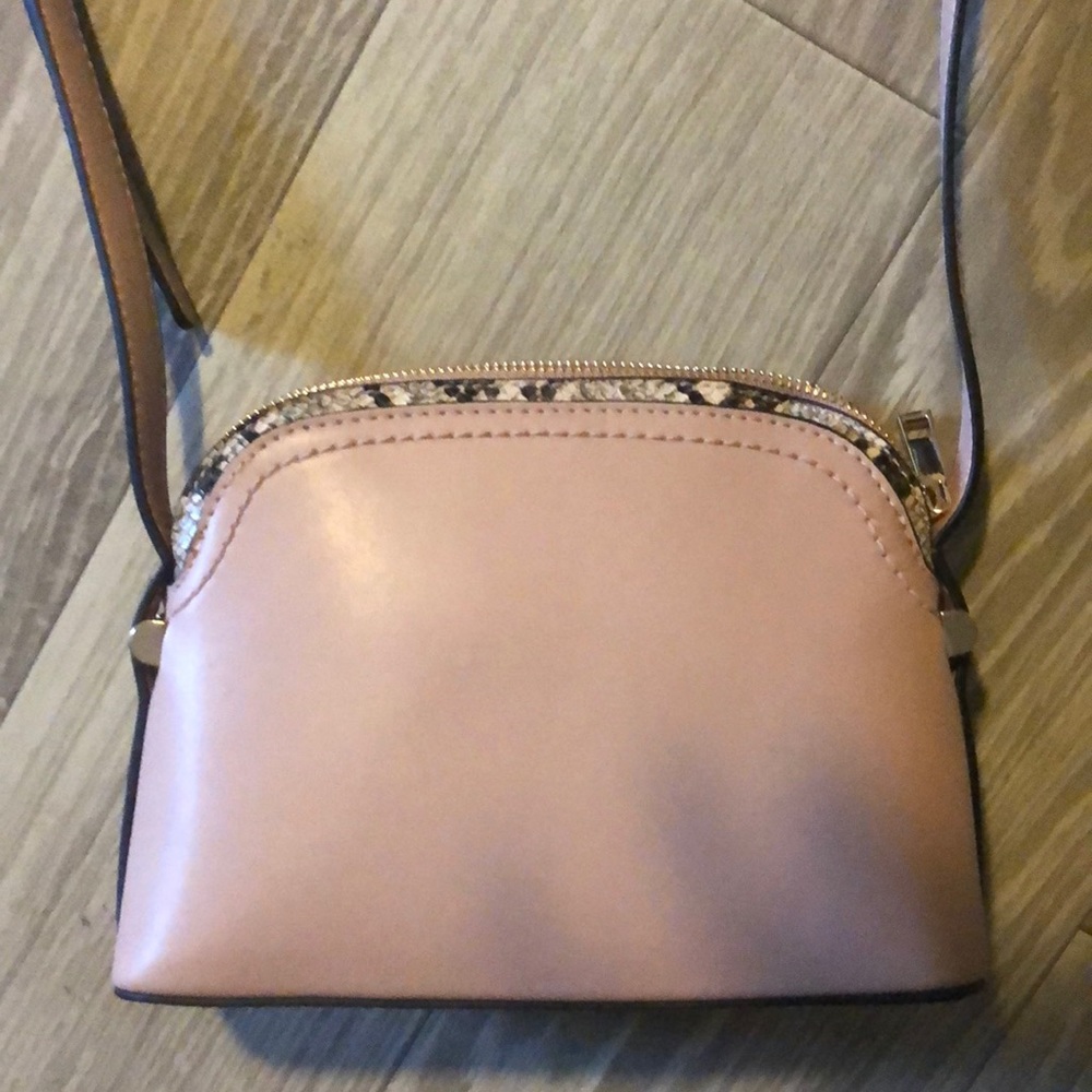 Pink over the shoulder purse